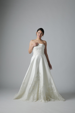 折り返しビスチェパール刺繍/WD00916