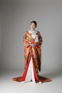 松 御所車 草花 / IU00905