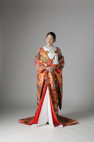 松 御所車 草花 / IU00905