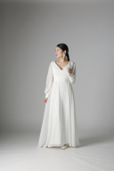 シンプルギャザーパフスリーブ/WD00881