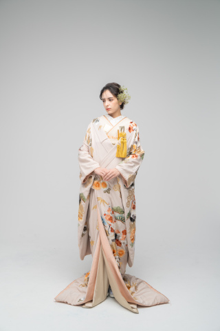 飛翔流水水割付文様