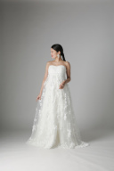 全面立体花　パール切替/10969