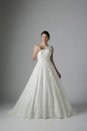 ドットフラワーレースワンショルダー/WD00921