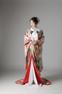 ラメ 孔雀 四季花 / IU00926