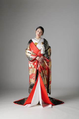 鶴 松 桜 流水 / IU00908