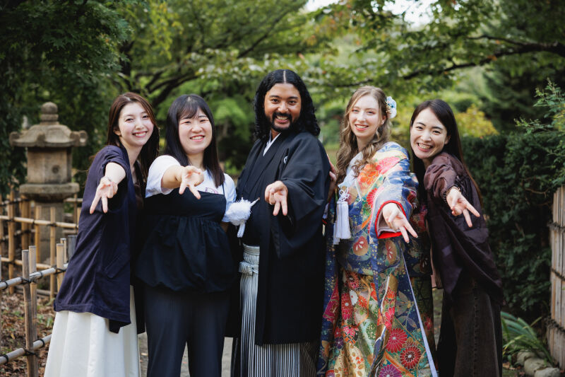 みんなで集合写真を撮ったり