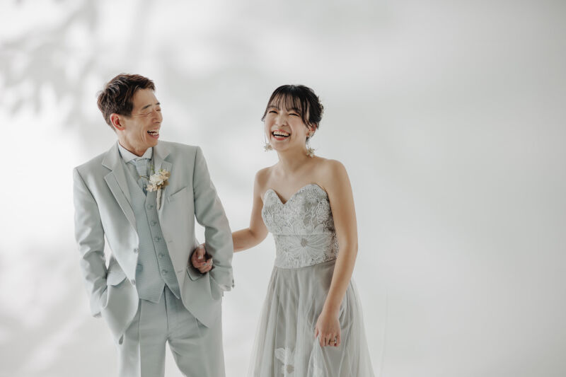 笑顔が絶えないふたり