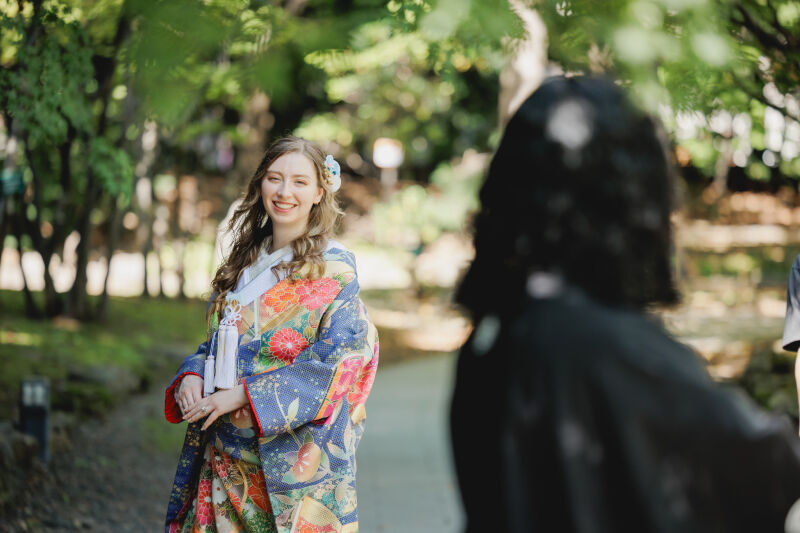 特別な姿を写真に