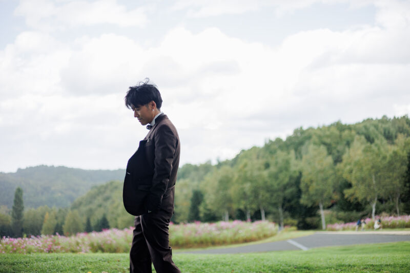 雨が降ってきて