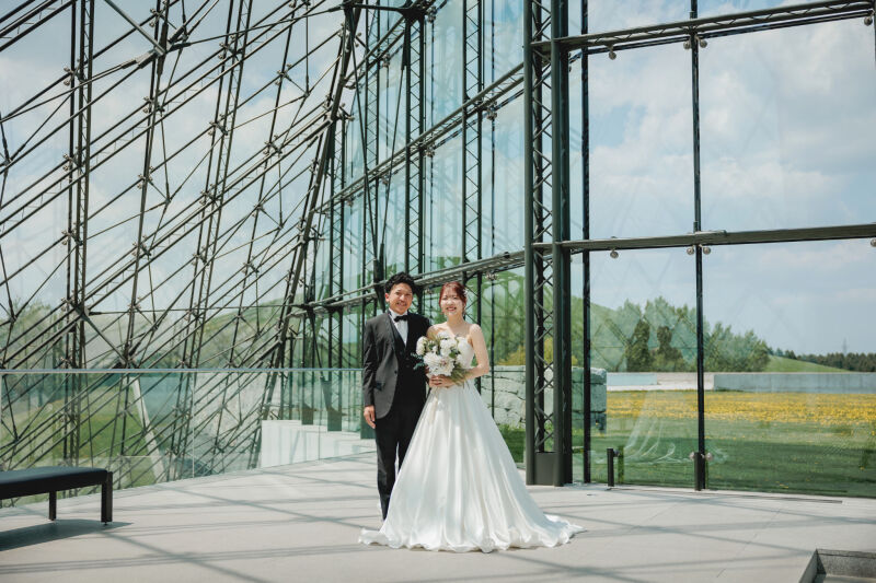 ピラミッドの中はスタイリッシュに