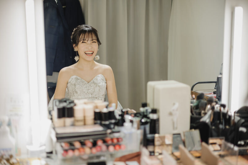 まずはお支度の様子から