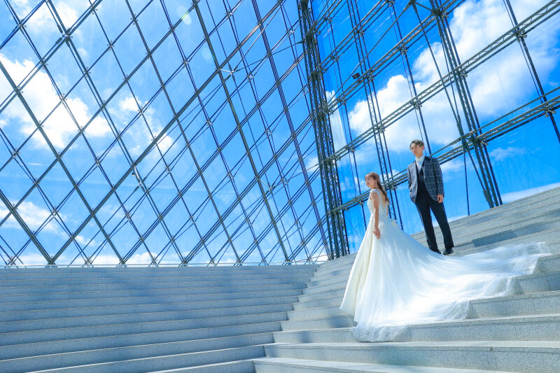 モエレ沼公園で暑さを吹き飛ぶ撮影を♫