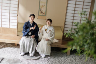 こだわり沢山！和装のスタジオ撮影、レースの打掛も！