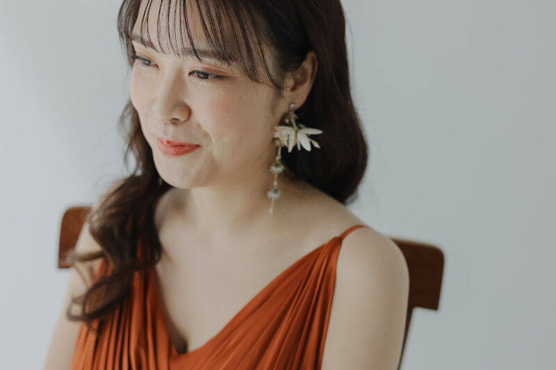 カラードレスの撮影スタートです