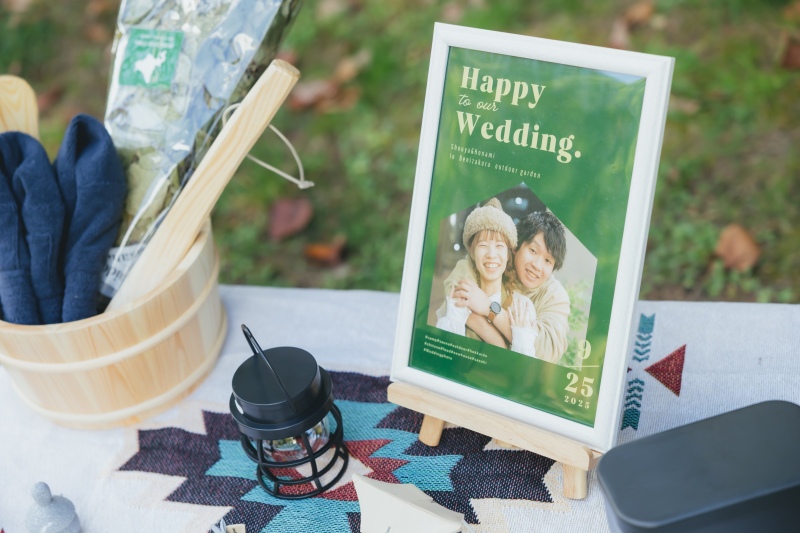 おふたりらしくキャンプロケ