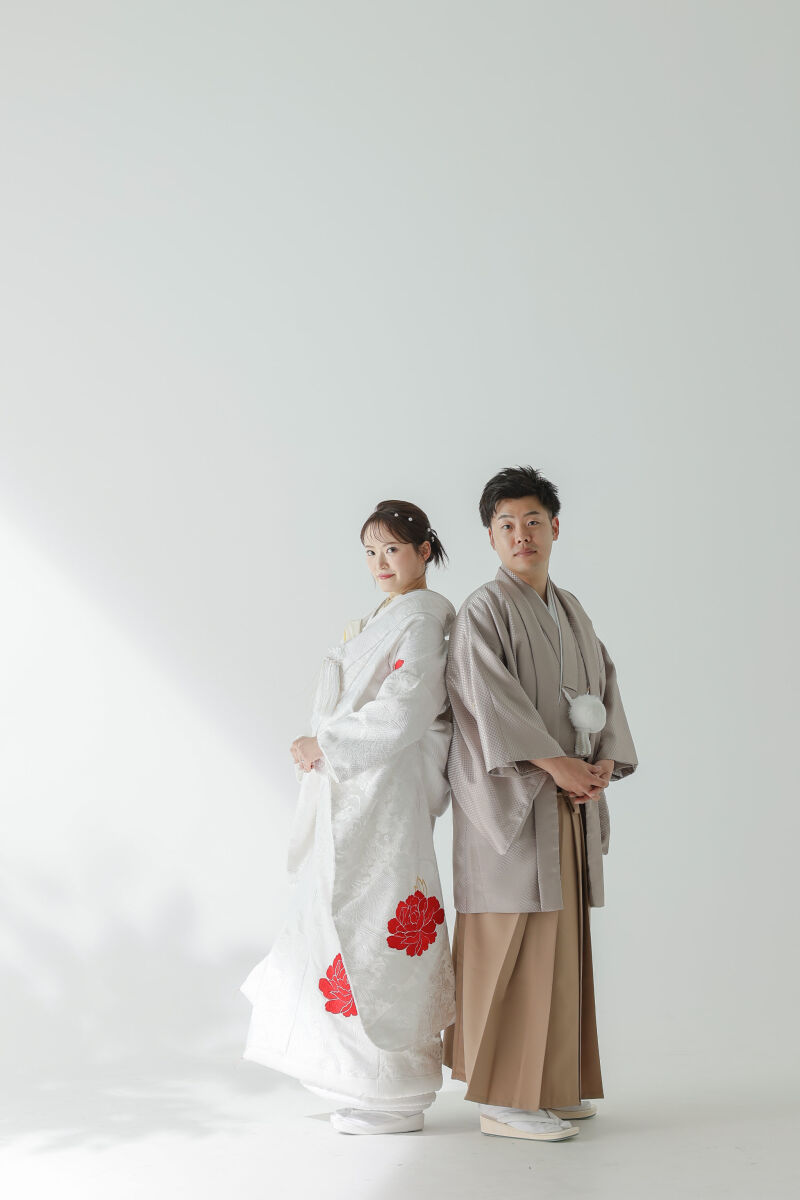 シンプル背景を使った撮影も可能です