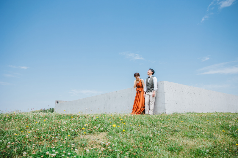 青空のモエレ沼公園