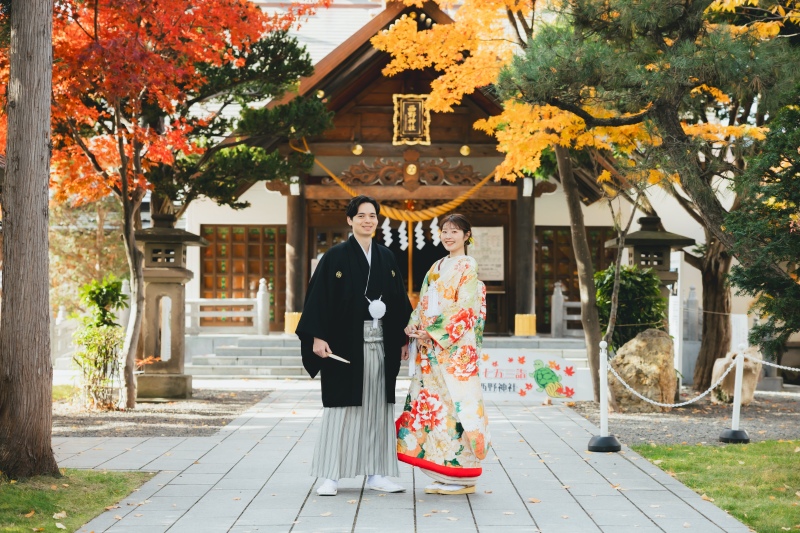 紅葉の季節　西野神社