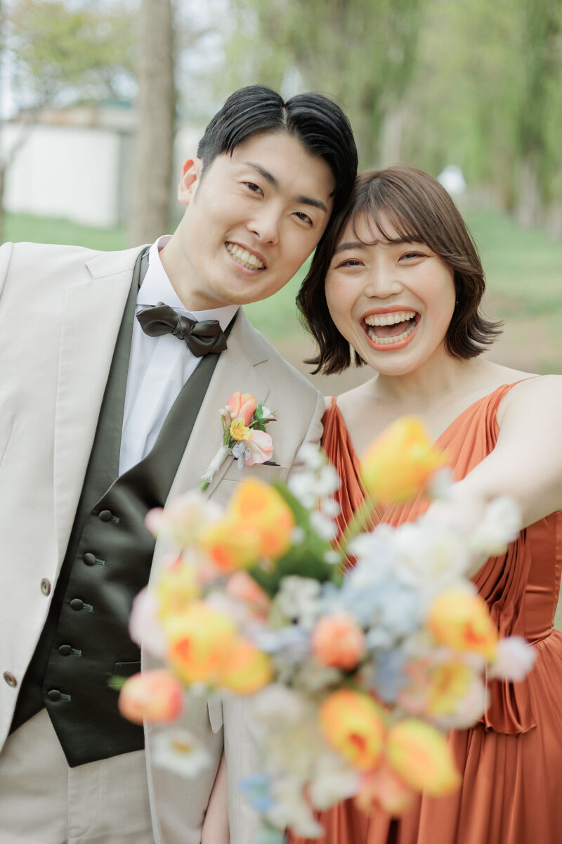 とびっきりの笑顔で！