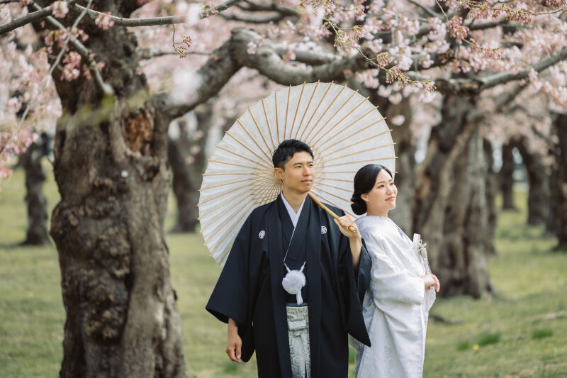和傘バージョンも撮りました！