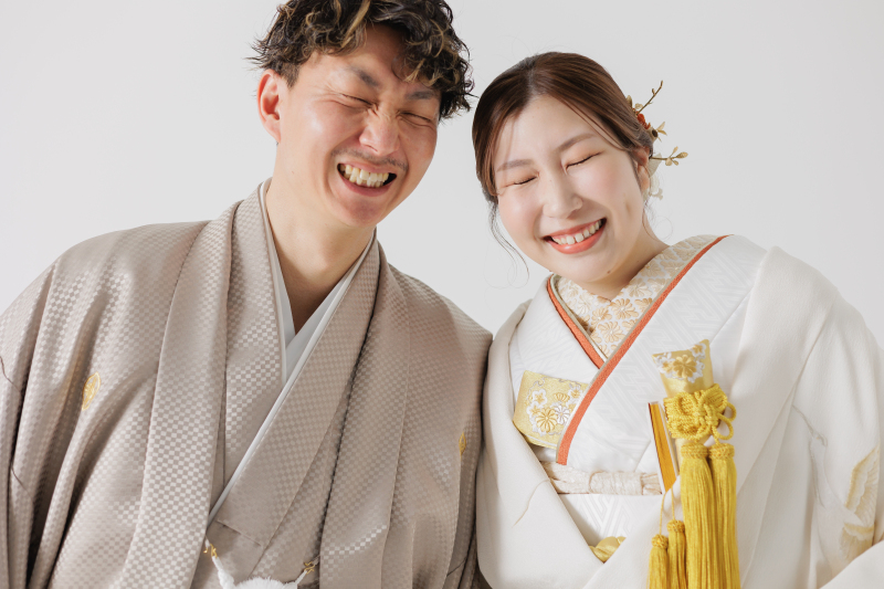 白背景×白無垢!