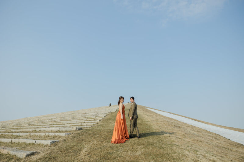 最後は大きなピラミミッドの上で