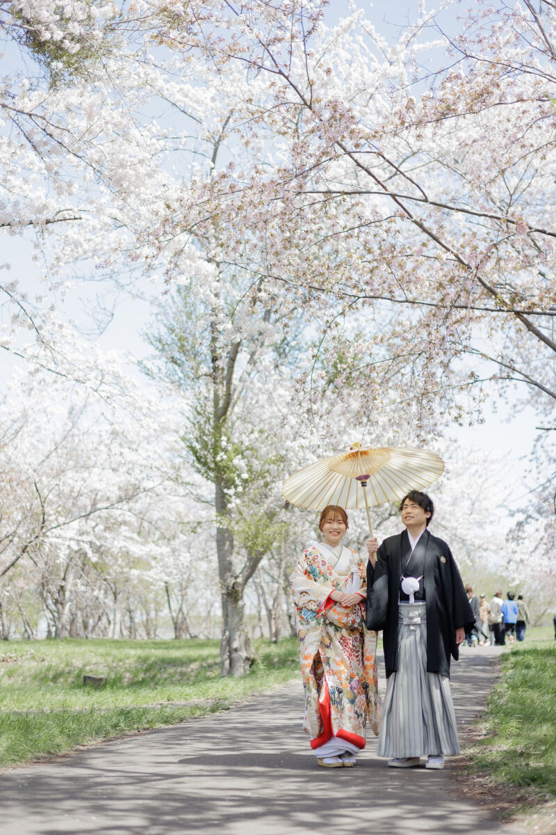 最後はお散歩しながら