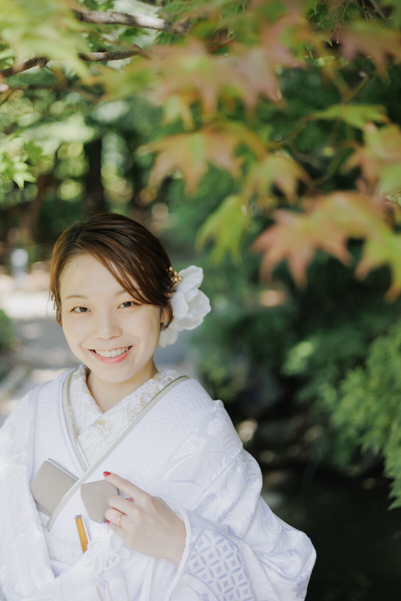 新婦さんは綺麗に、美しく