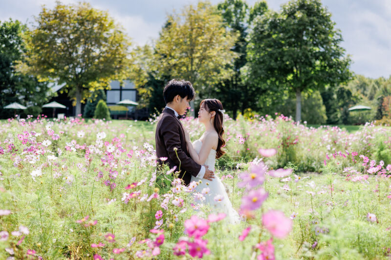 気持ち良い秋晴れの中で。