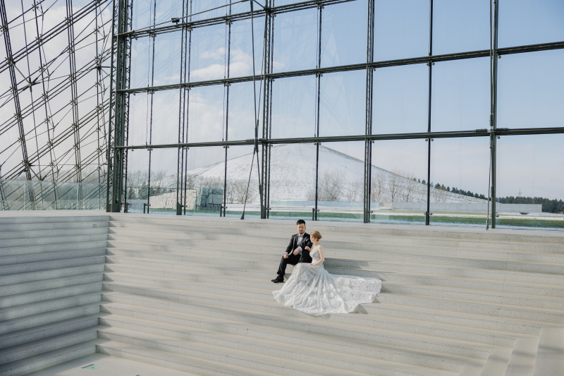 山バックの引き画