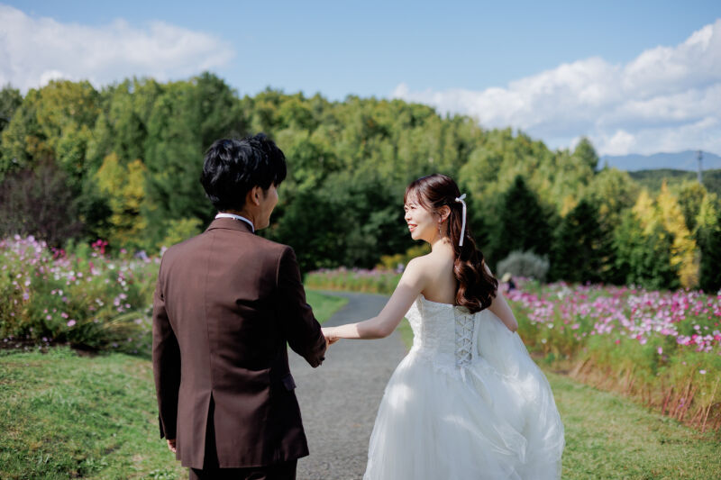 雨雲が過ぎた後は、明るい青空に