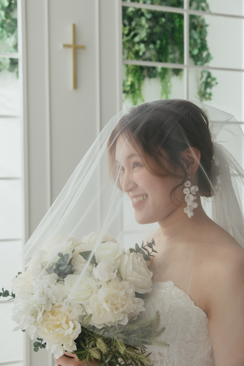 ベールとブーケ