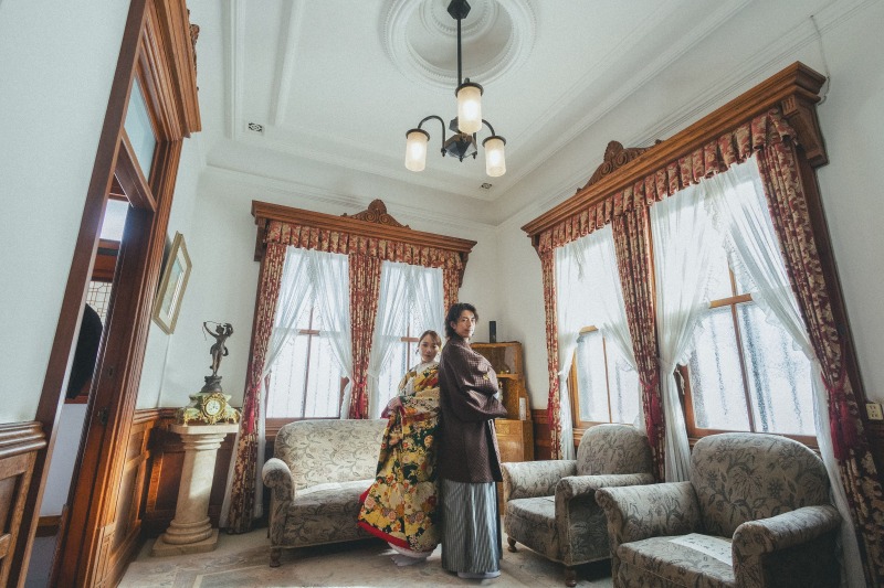 和洋折衷な内観