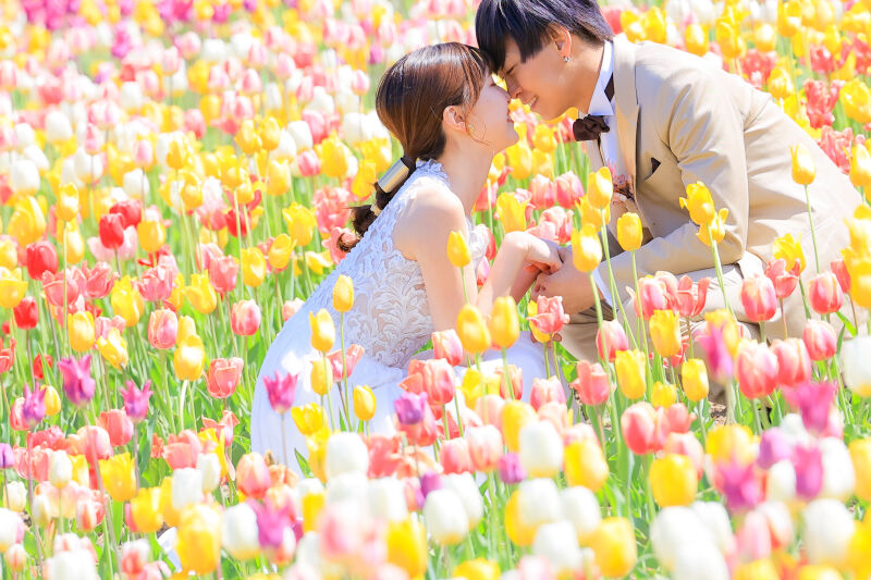 照れながらもchu!!