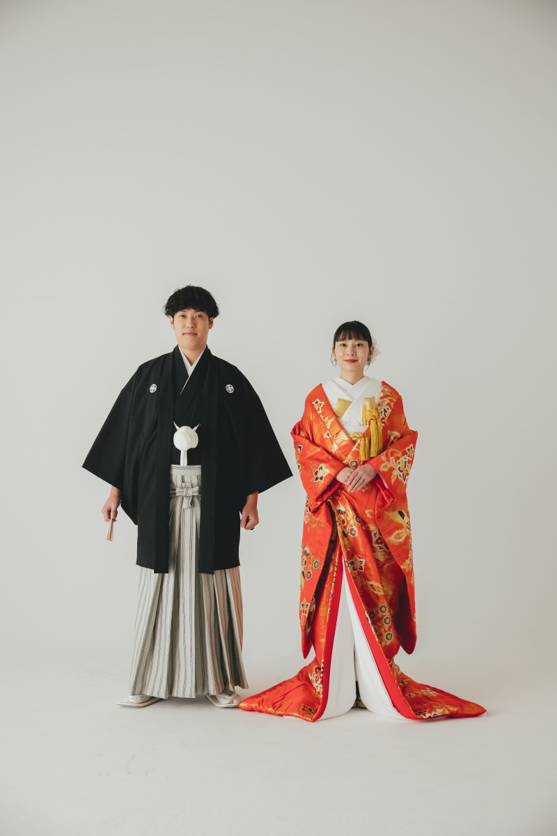 白背景×色打掛