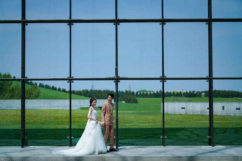 晴天の中でのこの抜け感