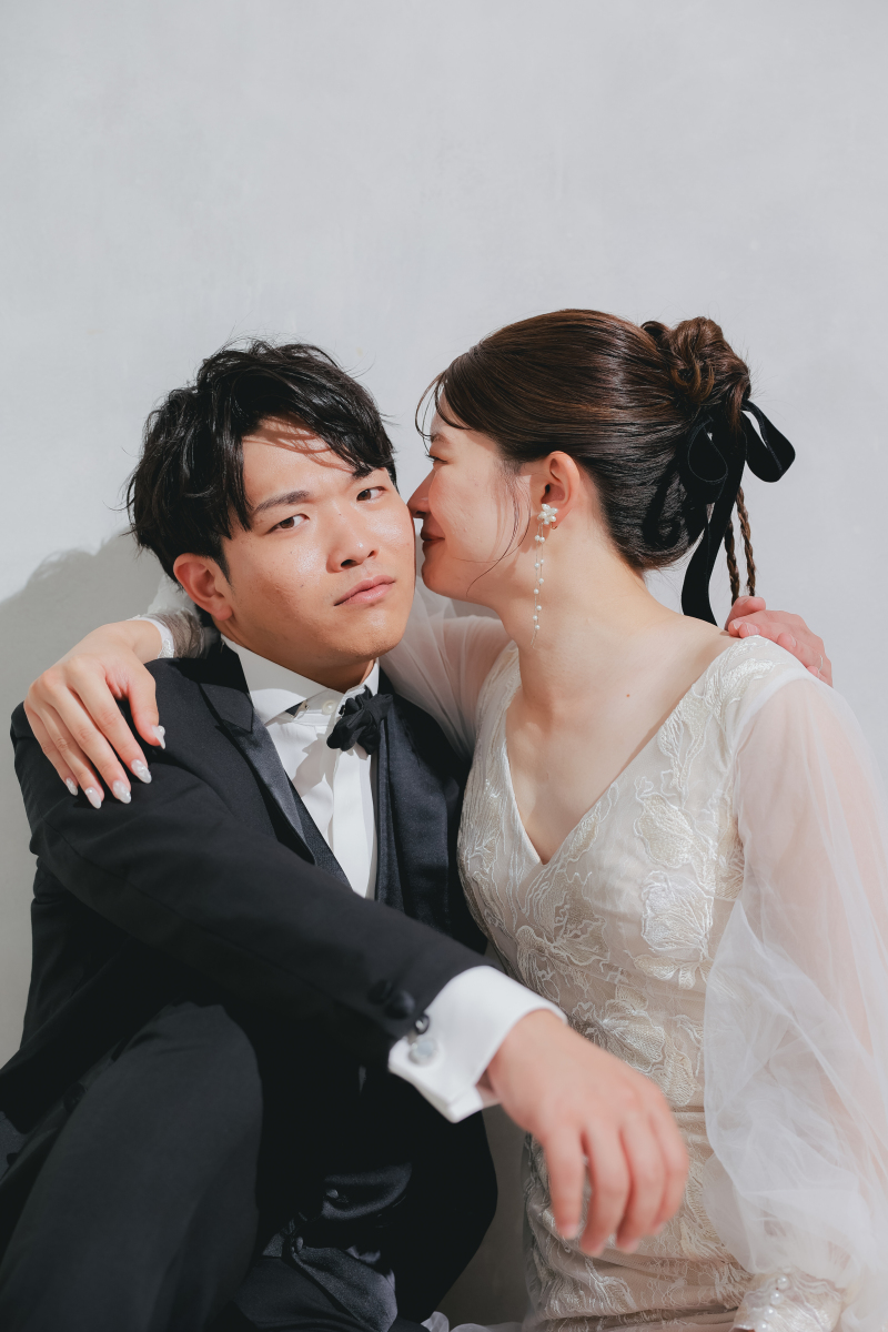 クールな新郎様