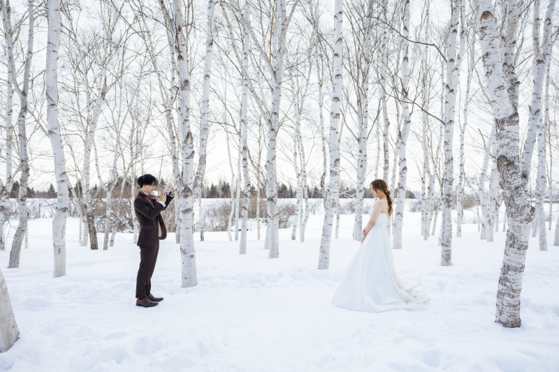 白樺林での撮影会!