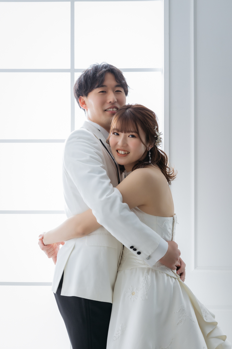 振り返ってハグ！