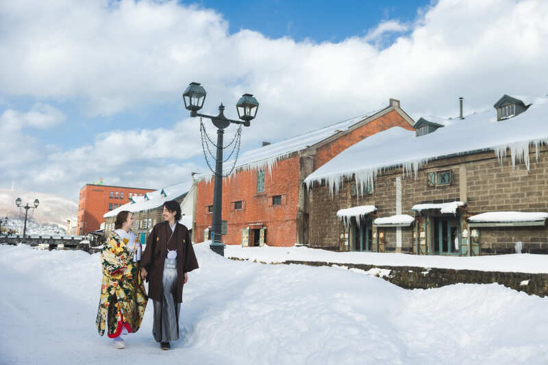 小樽運河と倉庫群