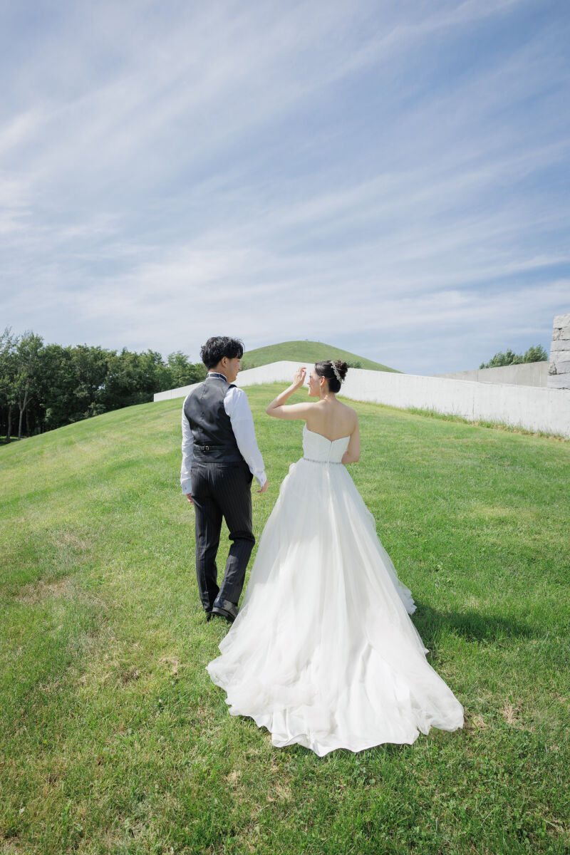 外には北海道らしい大自然