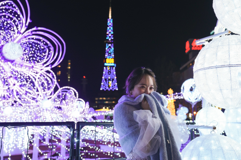 イルミネーションは夜景ならでは☆
