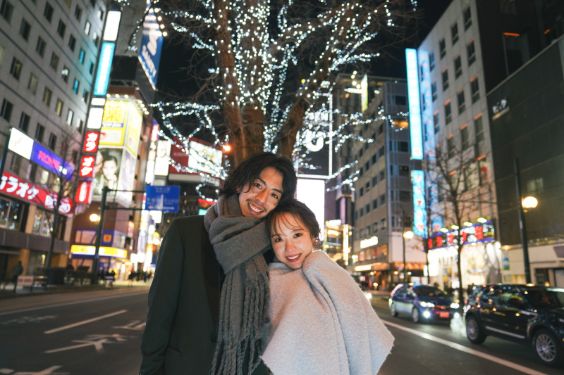 STUDIO SOLA 札幌店（スタジオSOLA）_夜景で撮影できる