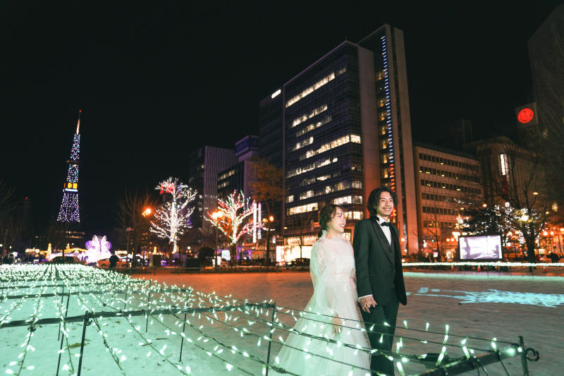 STUDIO SOLA 札幌店（スタジオSOLA）_夜景で撮影できる