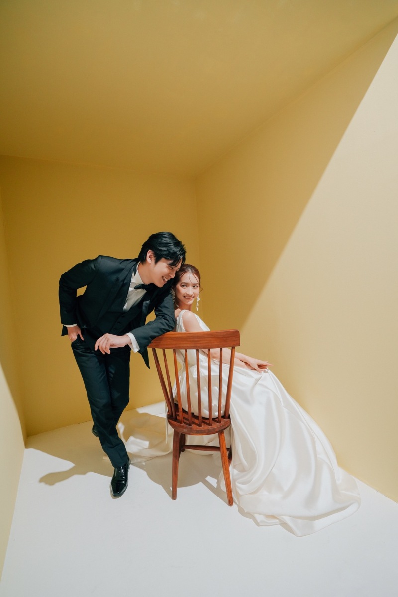 【和洋どちらも撮影出来る】屋内庭園+洋装ハウススタジオ20pアルバム&美肌レタッチ全データプラン