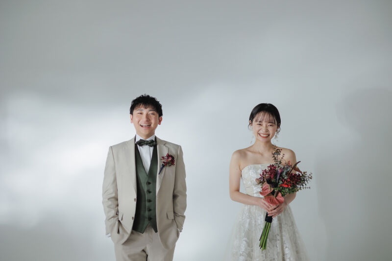 【新婦衣装2着_洋装ハウススタジオ】撮影&全データプラン