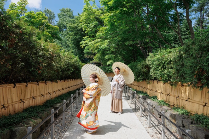 百合が原公園和装ロケーション&美肌レタッチ付き全データプラン♪