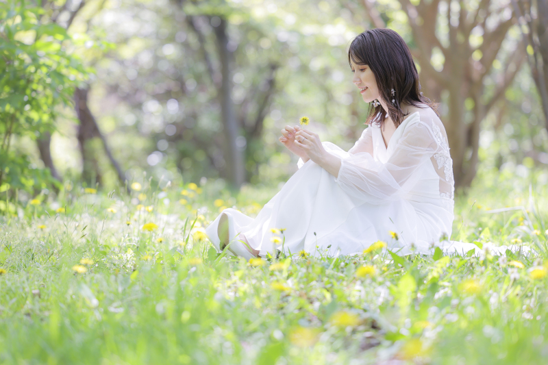 前田森林公園洋装ロケーション撮影+全データプラン♪美肌・スタイルアップレタッチ付き