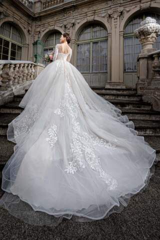 インポートブランドドレス ロングトレーン　No.2