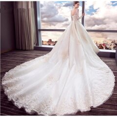 インポートブランドドレス　ロングトレーン　No.1